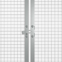 HKM-1236285 Galvanized Steel Chicken Coop - Anthracite 200x91x100 cm with Secure Gate and Easy Assembly