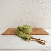 HKM-1236669 Comfortable Green Polyester Fiber Dog Collar & Leash Set - All Season Sizes XS to XL