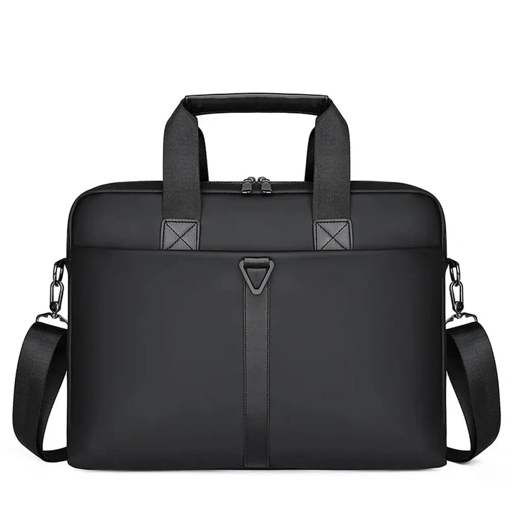 HKM-123667 Elegant Slim Rolling Laptop Bag for 14-15.6 Inch Laptops in Faux Vegan PU Leather