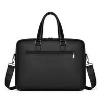 HKM-123667 Elegant Slim Rolling Laptop Bag for 14-15.6 Inch Laptops in Faux Vegan PU Leather