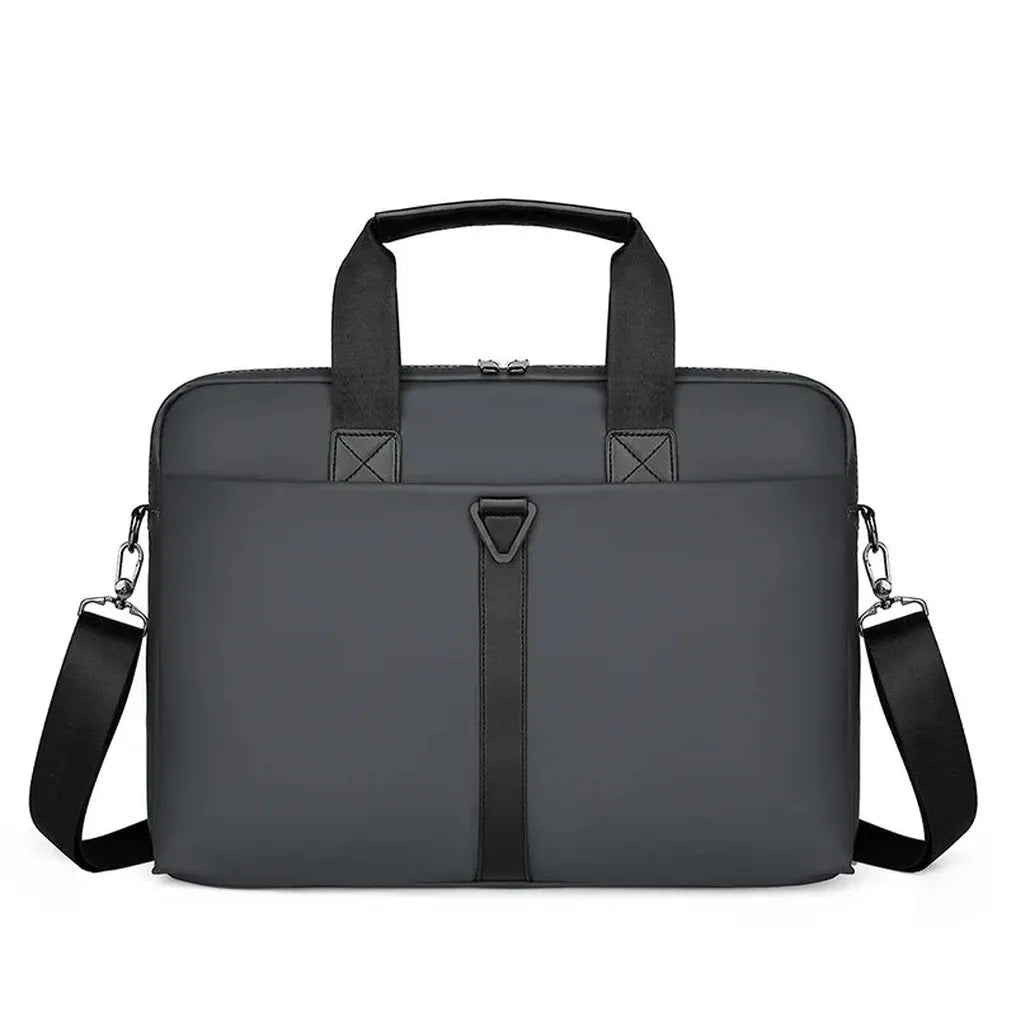 HKM-123667 Elegant Slim Rolling Laptop Bag for 14-15.6 Inch Laptops in Faux Vegan PU Leather