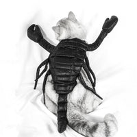 HKM-1237053 Scorpion Halloween Costume for Cats, Black Pet Apparel, Fun Party Outfit