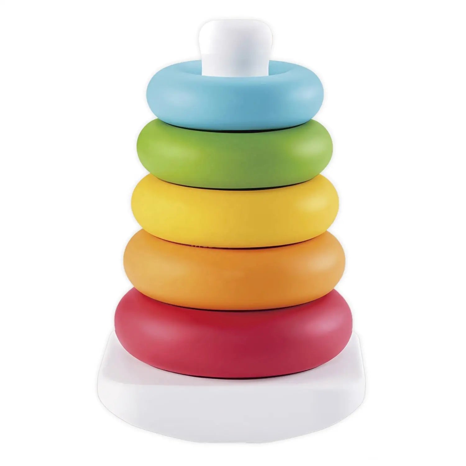 HKM-123923 Colorful Stacking Rings Toy for Babies - Educational Roly Poly Tower Set