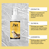HKM-1240509 Gentle Care Pet Skin Spray for Dogs with Natural Oils and Antibacterial Properties - 30ml