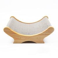 HKM-1240637 U-Shaped Cat Scratching Post and Toy - Corrugated Cardboard Bed for Cats