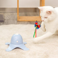 HKM-1241277 Electric Butterfly Cat Toy – Interactive Funny Cat Stick with Motion Feature