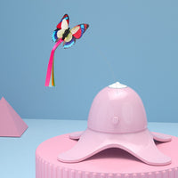 HKM-1241277 Electric Butterfly Cat Toy – Interactive Funny Cat Stick with Motion Feature