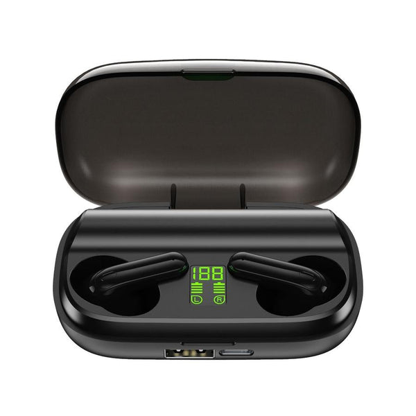 HKM-124307 Bluetooth V5.0 Wireless Headset with True Stereo Sound and Charging Case