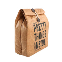 HKM-124307 Thermal Insulation Kraft Paper Picnic Bread Bags for Freshness and Durability