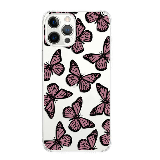 HKM-124371 Frosty Wind Design TPU Back Cover for iPhone Models