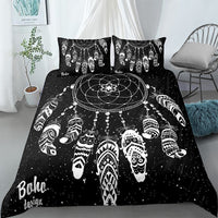 HKM-124435 3D Floral Digital Printing Brushed Polyester Bedding Set in Various Sizes