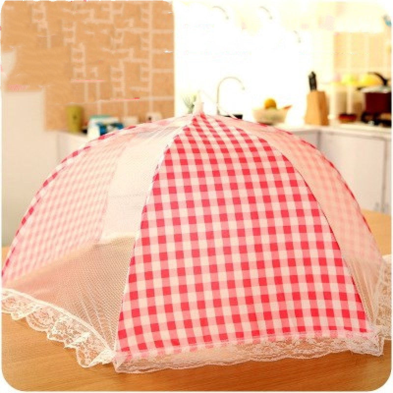 HKM-124435 Transparent Mesh Food Cover with Steel Frame - 42cm Length x 29cm Height x 63cm Width