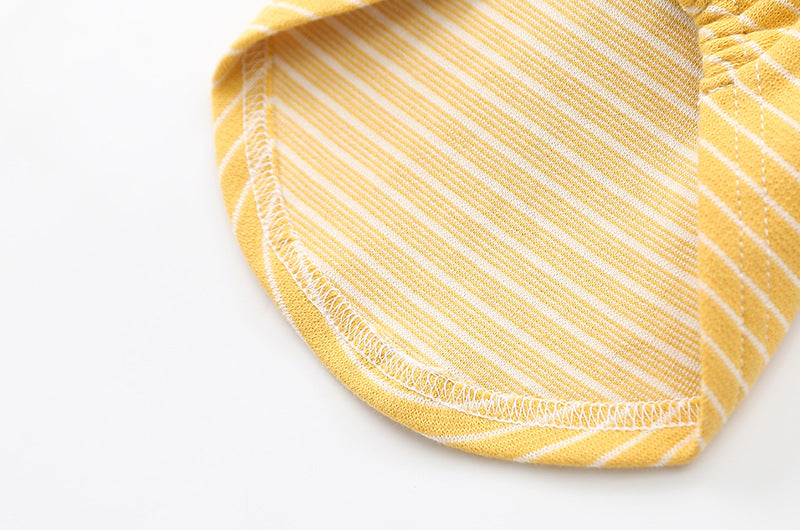 HKM-1244605 Striped Cotton T-Shirt for Dogs - Casual Two-Legged Costume Outfit