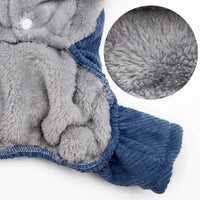 HKM-1244861 Fluffy Plush Cotton Coat for Small Dogs - Bichon, Pomeranian, Chihuahua - Yellow, Pink, Blue Options