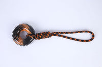 HKM-1245245 Durable TPR Chew Toy with Thorn Grinding Teeth and Colorful Knot Rope, 48*12.5cm