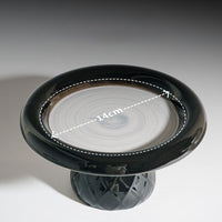 HKM-1246397 Ceramic Cat Bowl with Neck Protection and Stability for Canned Food and Snacks