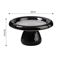 HKM-1246397 Ceramic Cat Bowl with Neck Protection and Stability for Canned Food and Snacks