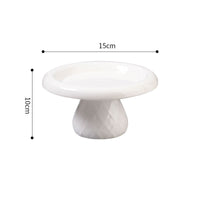 HKM-1246397 Ceramic Cat Bowl with Neck Protection and Stability for Canned Food and Snacks