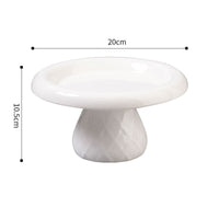 HKM-1246397 Ceramic Cat Bowl with Neck Protection and Stability for Canned Food and Snacks
