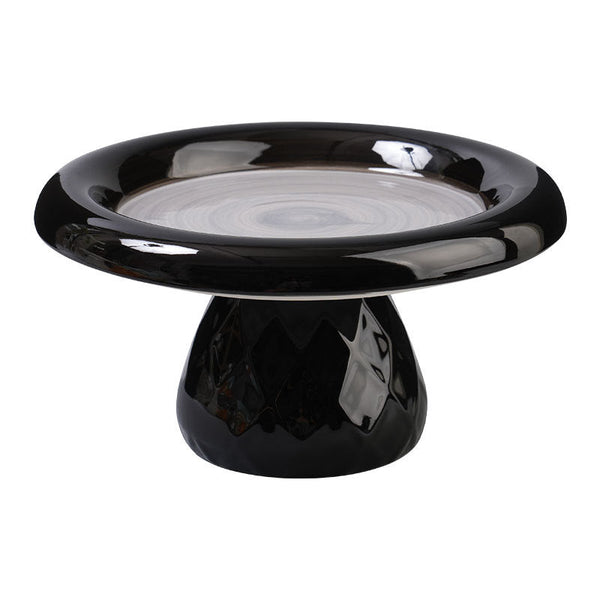 HKM-1246397 Ceramic Cat Bowl with Neck Protection and Stability for Canned Food and Snacks