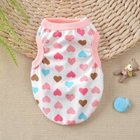 HKM-1246781 Floral Cotton Vest for Small Dogs in Multiple Fun Designs and Sizes