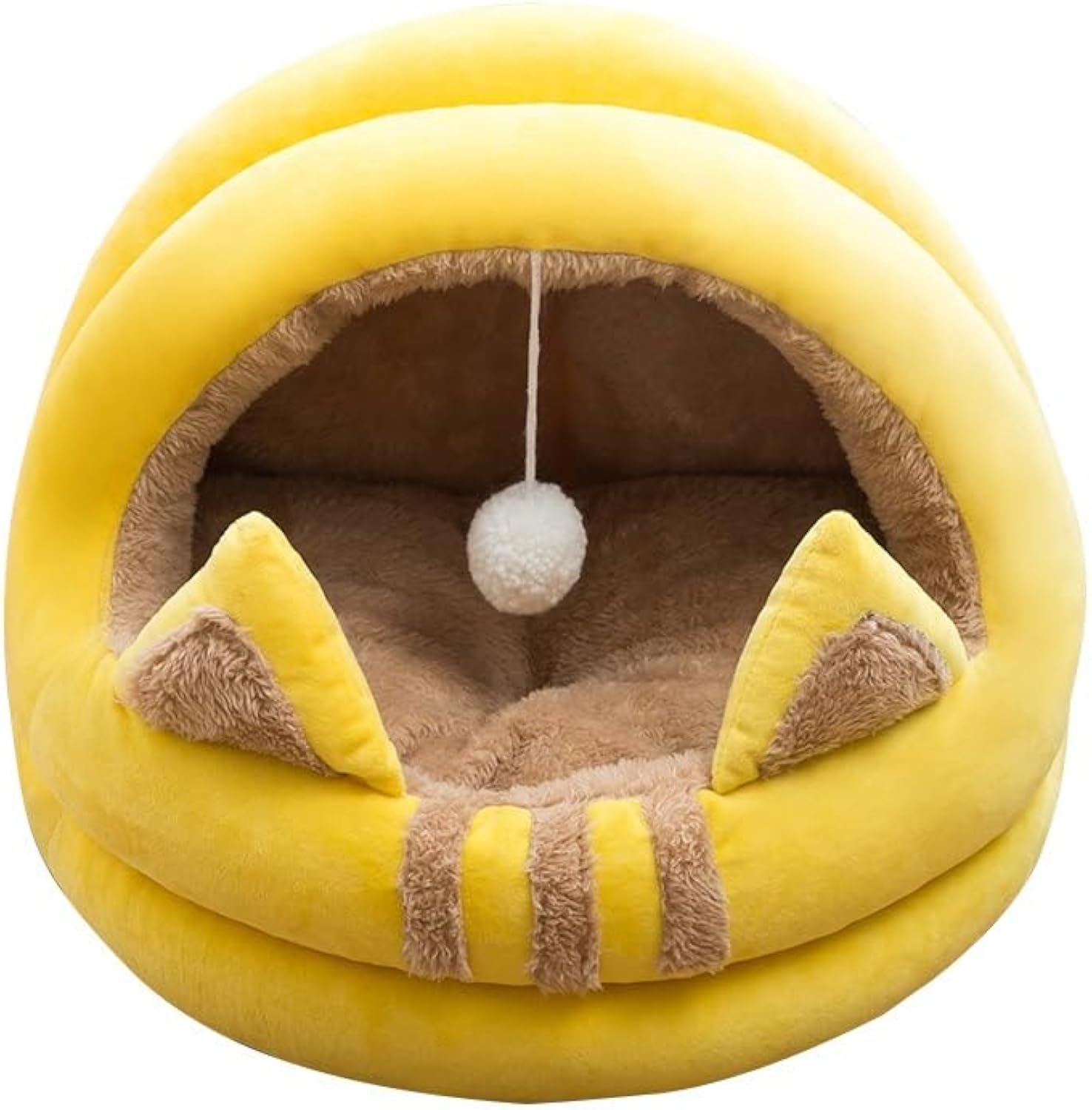 HKM-1247677 Summer Comfort Cat Nest Bed - Semi-Enclosed Cozy Hideaway for Cats