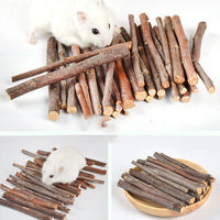 HKM-1248829 Natural Wood Hamster Chewing Toy - Teeth Cleansing Branch Snacks 50G