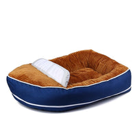 HKM-1250237 Boat-shaped Four-season Pet Nest Dog Bed with Soft Corduroy and PP Cotton Lining, Coffee Color Options
