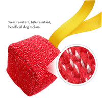 HKM-1251005 Durable Interactive Dog Biting Pillow with Comfortable Rope Handle for Training