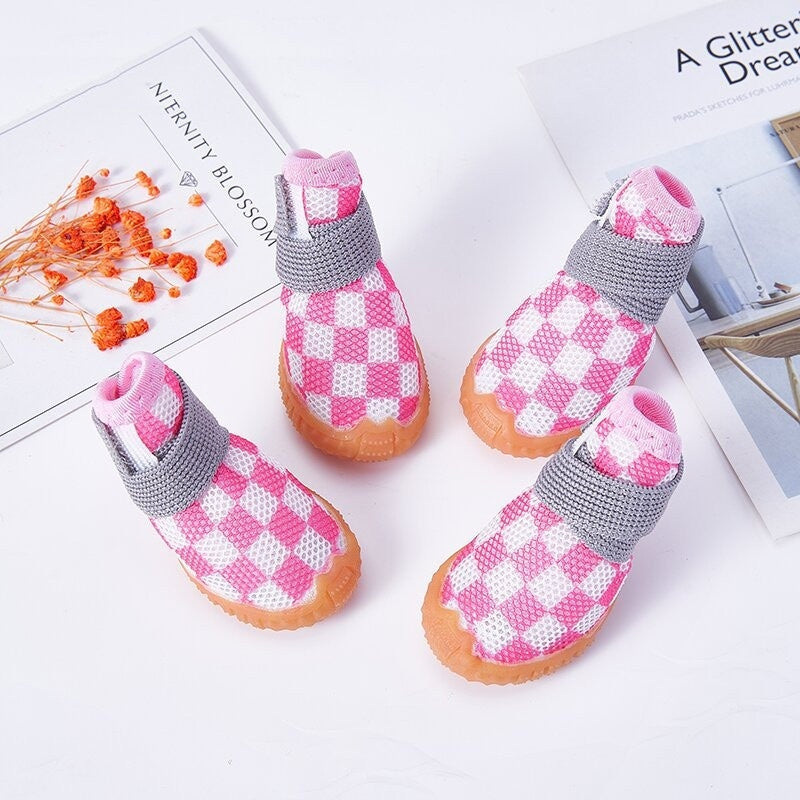HKM-1252797 Non-Slip, Wear-Resistant Pet Shoes for Dogs - Various Colors and Sizes Available