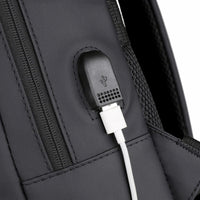 HKM-125331 Waterproof USB Charging Laptop Backpack with Large Capacity for Business Travel