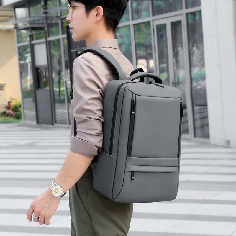 HKM-125331 Waterproof USB Charging Laptop Backpack with Large Capacity for Business Travel