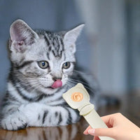 HKM-1253437 Portable Cat Treat Spoon for Easy Feeding and Bonding with Cats