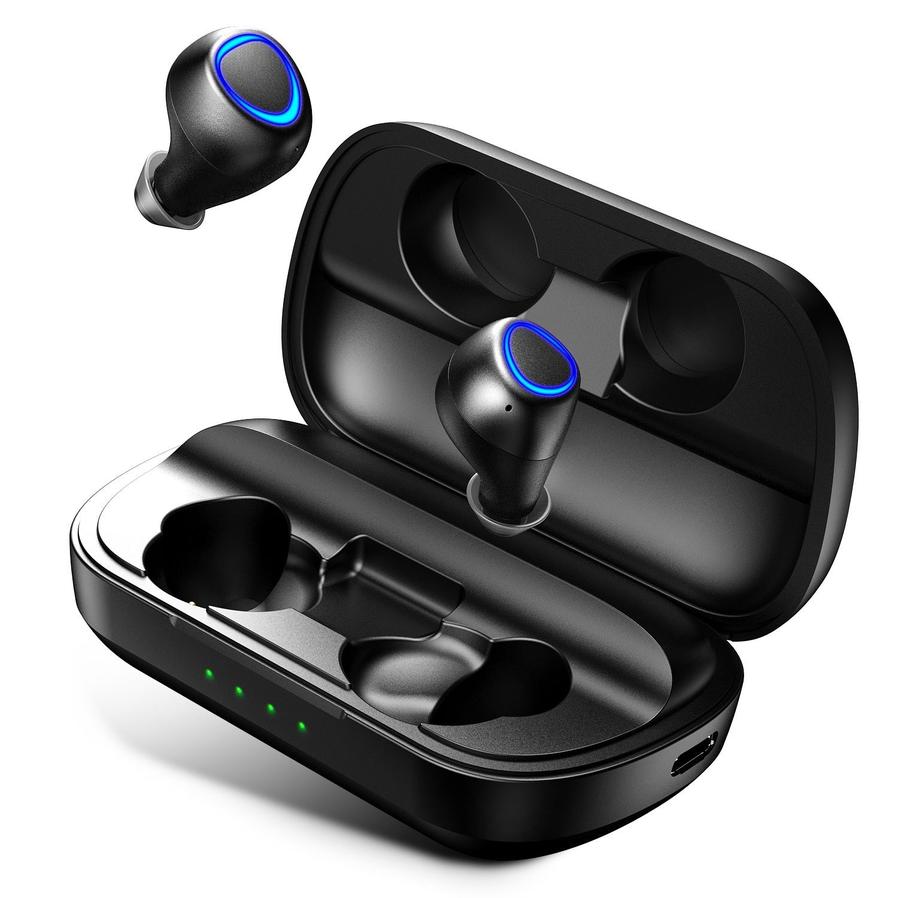 HKM-125459 Wireless Bluetooth Headset with Mobile Power Supply and Type-C Charging