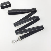 HKM-1255741 Adjustable Dog Harness and Leash Set for Outdoor Walking - Durable Chest and Back Traction Rope