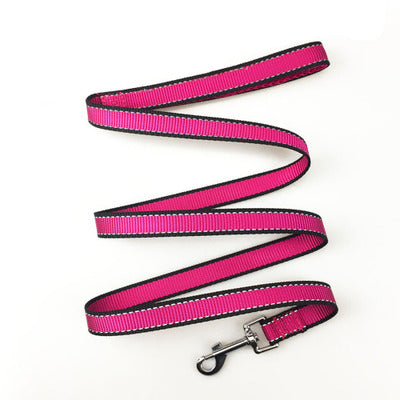 HKM-1255741 Adjustable Dog Harness and Leash Set for Outdoor Walking - Durable Chest and Back Traction Rope