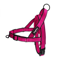 HKM-1255741 Adjustable Dog Harness and Leash Set for Outdoor Walking - Durable Chest and Back Traction Rope