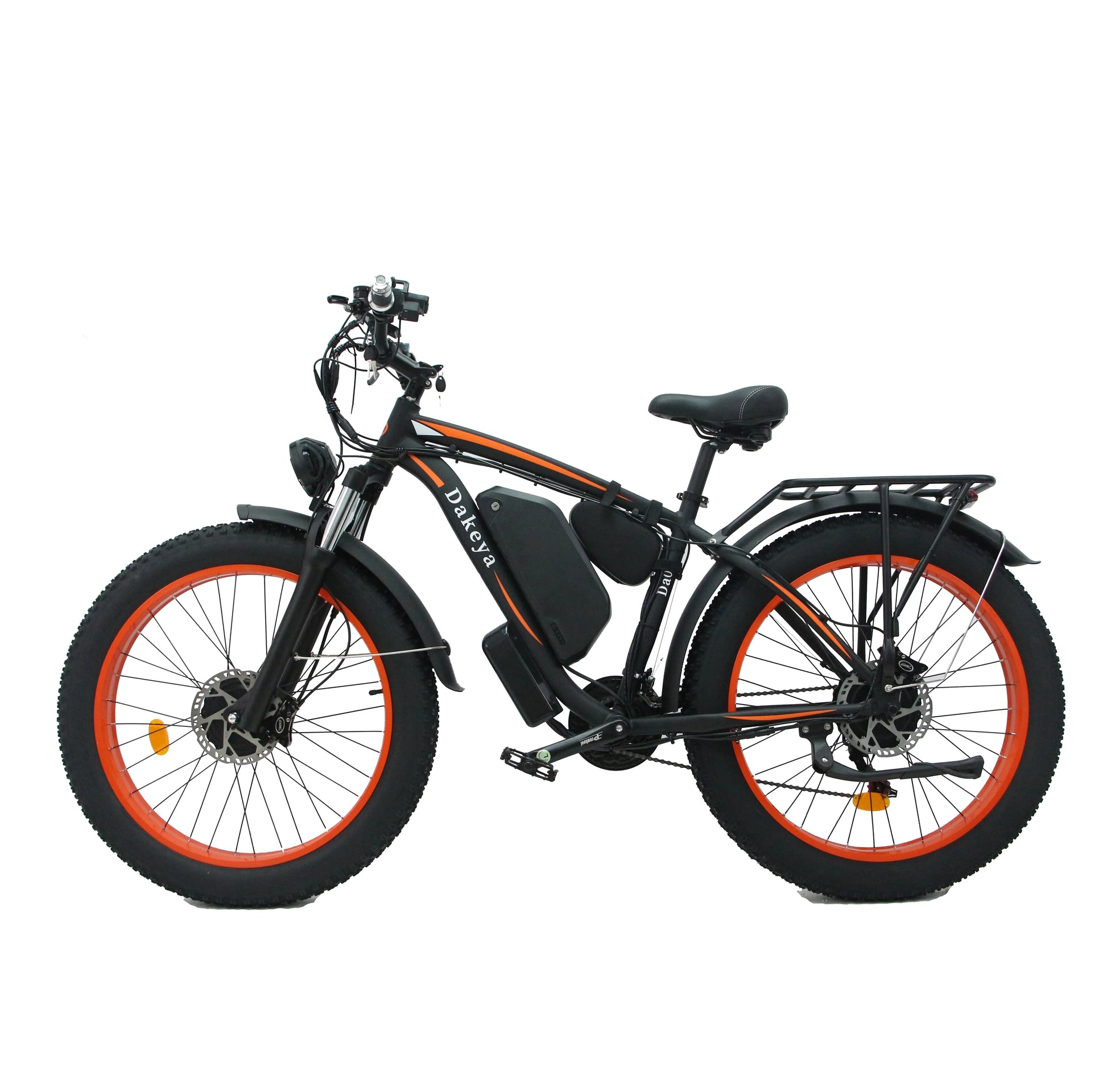 HKM-125587 Electric Fat Tire Bicycle 26 Inch 2000W with 21 Speed Gears and Disc Brake, Ideal for Snowy Terrain