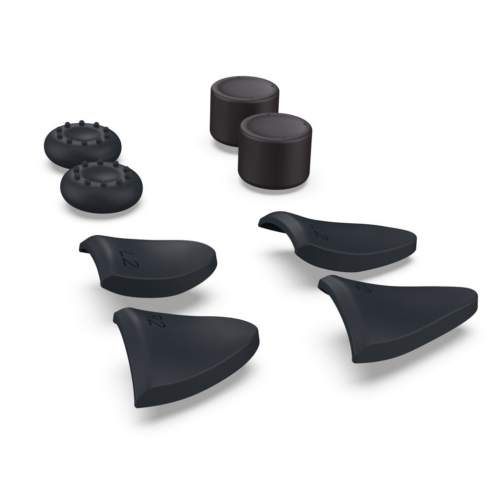 HKM-125587 PS5 Silicone Handle and Trigger Button Cap Set for Enhanced Controller Comfort and Grip