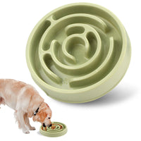 HKM-1256125 Maze Style Slow Feed Dog and Cat Bowl - Non-Slip Eco-Friendly Feeding Dish for All Sizes