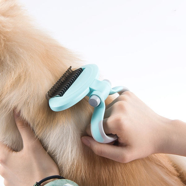 HKM-1257533 Dual-Headed Dog Comb for Knot Removal and Grooming Universal Use for All Breeds