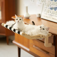 HKM-125779 Cat Climbing Frame with Hanging Bed in Various Colors - Wooden Pet Bed for Cats