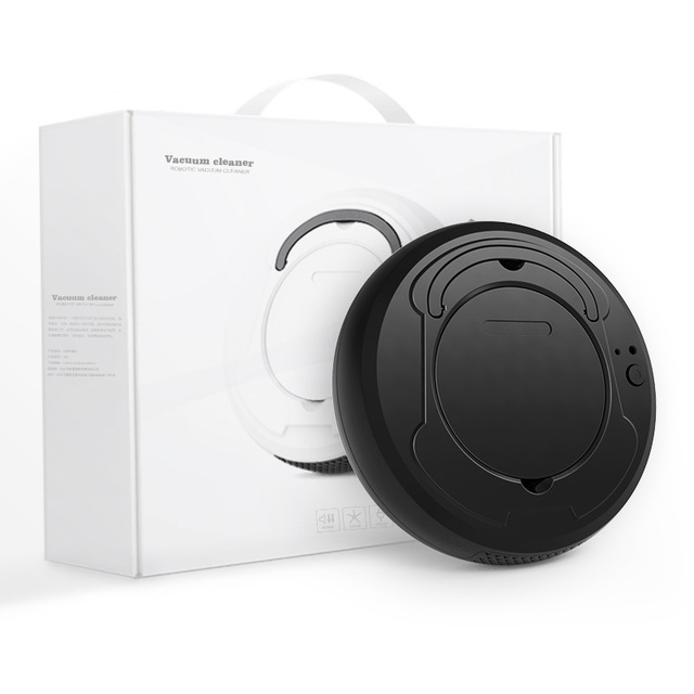 HKM-125779 Smart Automatic Robotic Vacuum Cleaner with Sweeping and Mopping Functions, Low Noise Operation