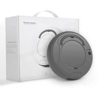 HKM-125779 Smart Automatic Robotic Vacuum Cleaner with Sweeping and Mopping Functions, Low Noise Operation