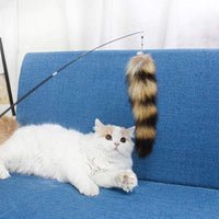HKM-1259197 Interactive Cat Toy Wand with Elastic String for Engaging Play and Exercise