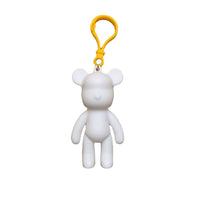 HKM-126099 DIY Fluid Art Bear Keychain Kit – Handmade Creative Decoration for All Ages