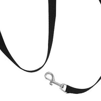 HKM-1261501 Double Dog Leash with Two Traction Ropes - Durable Nylon in Black