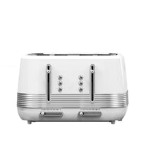 HKM-126163 Stainless Steel 4-Slice Retro Electric Toaster for Perfectly Toasted Buns