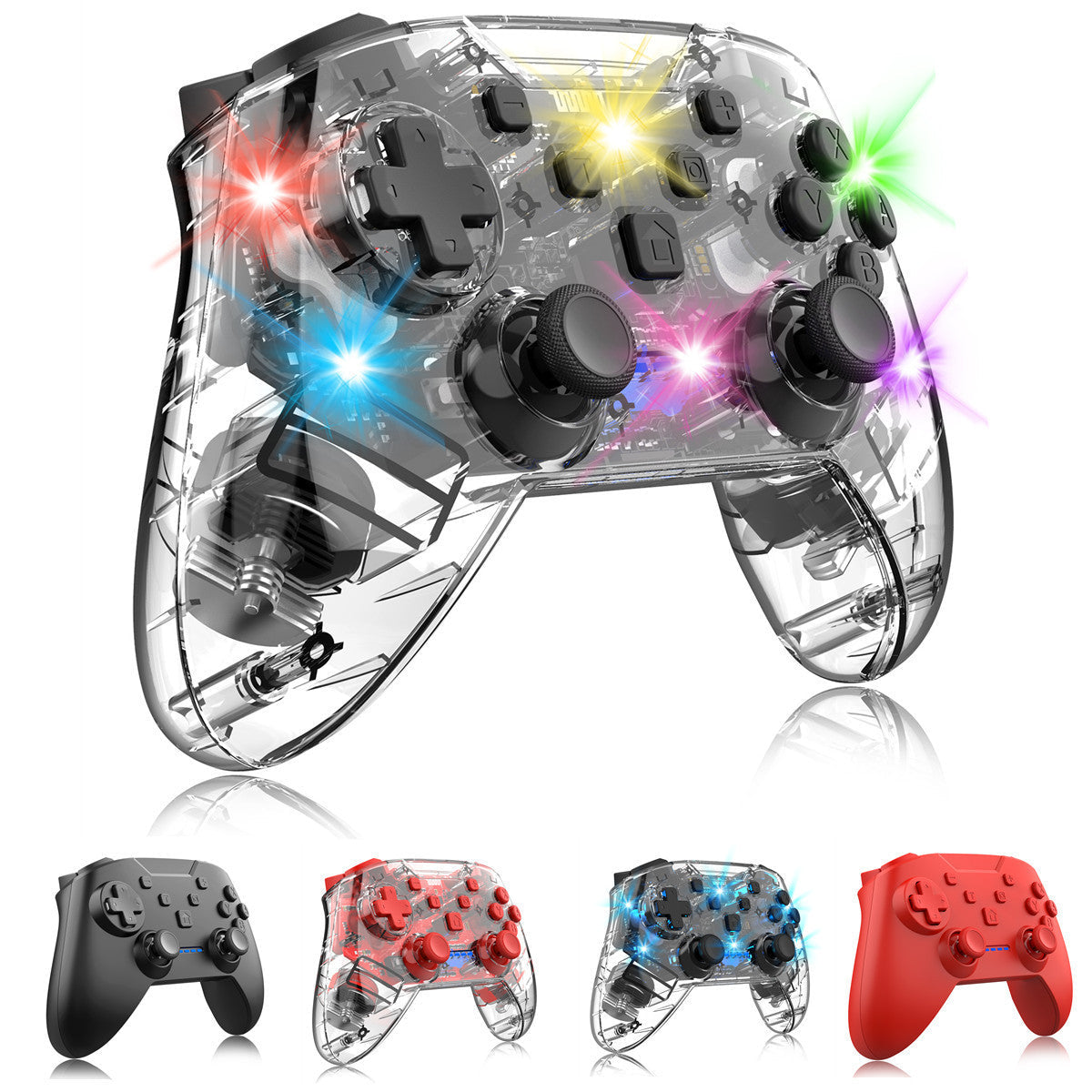 HKM-126291 Wireless Bluetooth Gamepad for Nintendo Switch and Android Devices with Gyroscope and Dual Vibration Function
