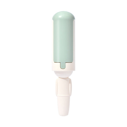 HKM-1264957 Reusable Pet Hair Remover Roller with Non-Slip Handle and Self-Cleaning Base for Effective Fur Removal on Furniture and Car Seats